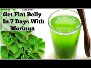 Reducing belly with moringa 